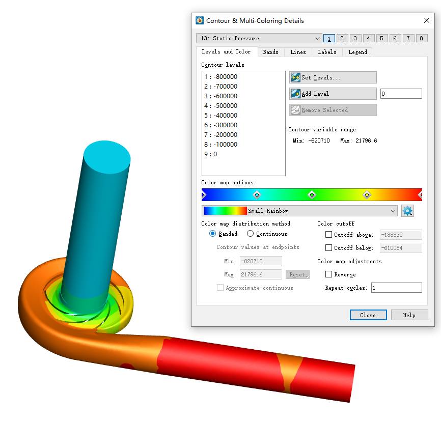 Tecplot:5.云图(Contour)菜单解析